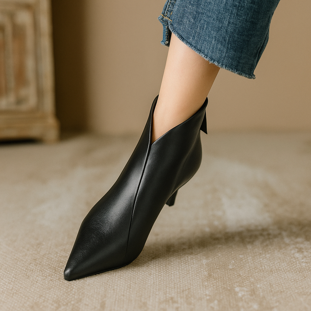 Isabella Pointed Toe Ankle Boots