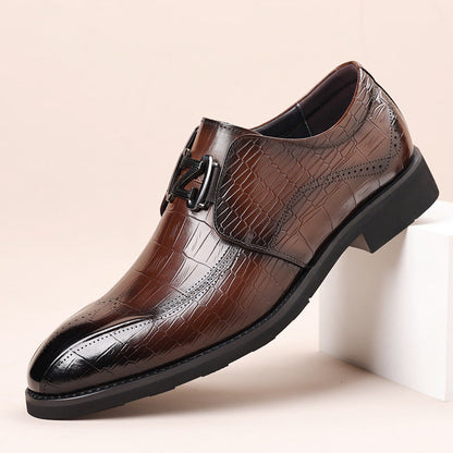 Alessio Full Grain Leather Dress Shoes