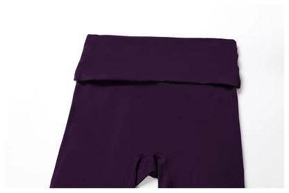 Flare Leggings Yoga Pants Women High Waist Wide Leg Yoga Pants Gym Sports Slim Flared Tights Pants Control Tummy Dance Trousers