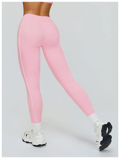 Women's Pants Yoga Trainning Sport Leggings Gym Fitness High Waist Leggings Breathable Soft Push Up Hip Lift Tights Sweatpants