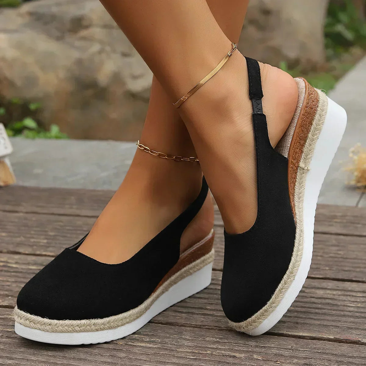 Lucia Wedge Sandals
