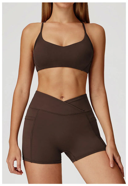 Sport Bra Women Yoga Bra Running Vest Gym Workout Underwear Padded Crop Tops Female Sportswear Brassiere Push Up Fitness Bras