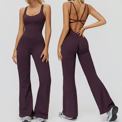 Gym Set Women Tracksuit Yoga Suit Sportswear Women Suit Sports Jumpsuit Fitness Rompers Stretch Female Push Up Workout Bodysuits