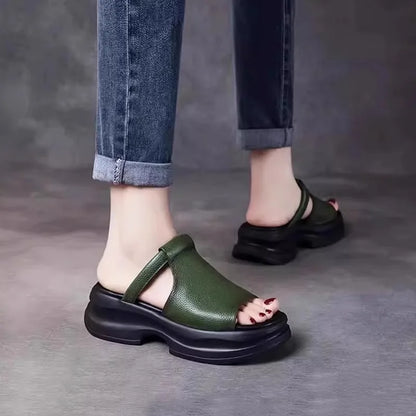 Emma Leather Sandals
