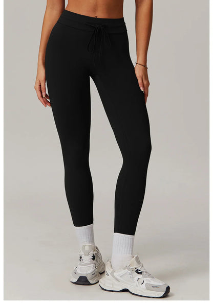 Women Gym Leggings Workout Yoga Sports Pant Stretchy High Waist Straps Leggings Fitness Tights Sports Push Up Activewear Pants