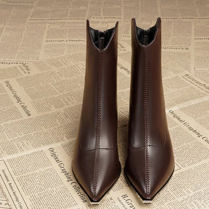 Raven Luxe Chrome Boots