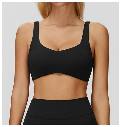 Yoga bra women's sexy backless sports bra gym exercise bra