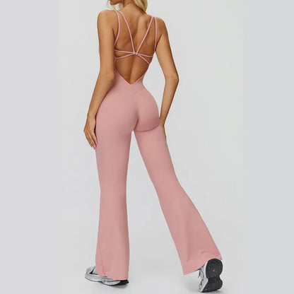 Gym Set Women Tracksuit Yoga Suit Sportswear Women Suit Sports Jumpsuit Fitness Rompers Stretch Female Push Up Workout Bodysuits