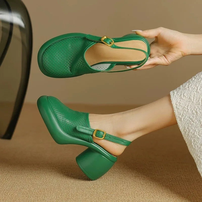 Léa Hollow Heel Sandals