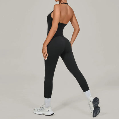 Yoga Jumpsuit Fitness Tracksuit Sports Overalls Gym Clothing Set Yoga Wear Workout Clothes for Women Outfit push-up Activewear