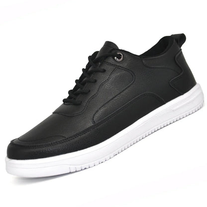 Matteo Leather Canvas Sneakers – Lightweight Breathable Fit for Men
