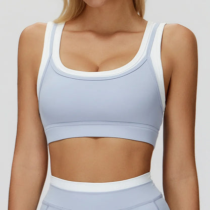 Yoga Underwear Women Sports Bra Breathable Shock Proof Gym Workout Fitness Push up Top Yoga Running Active Sportswear Vest Bra